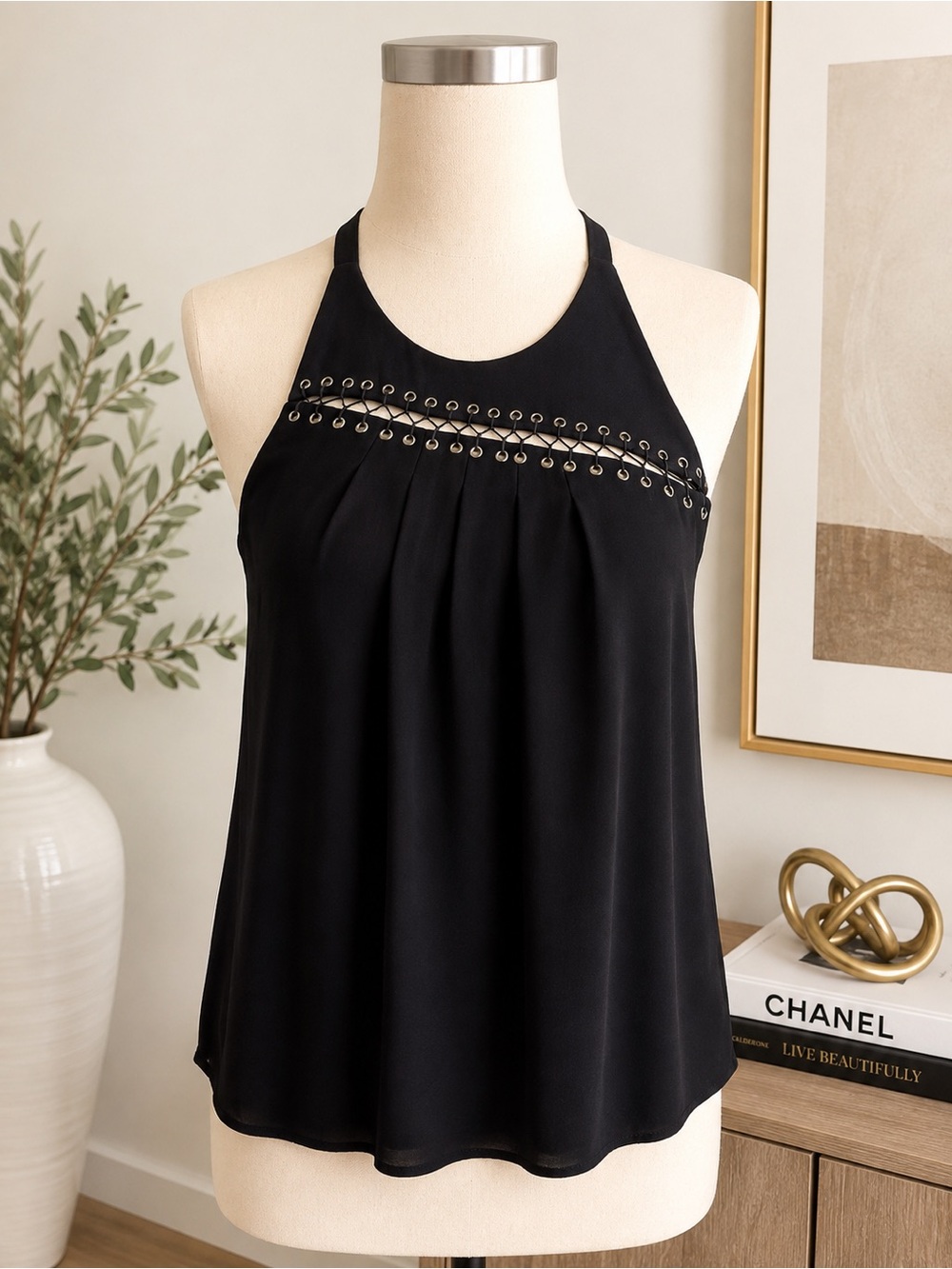 Ramy Brook New York Halter Tank Top Size S